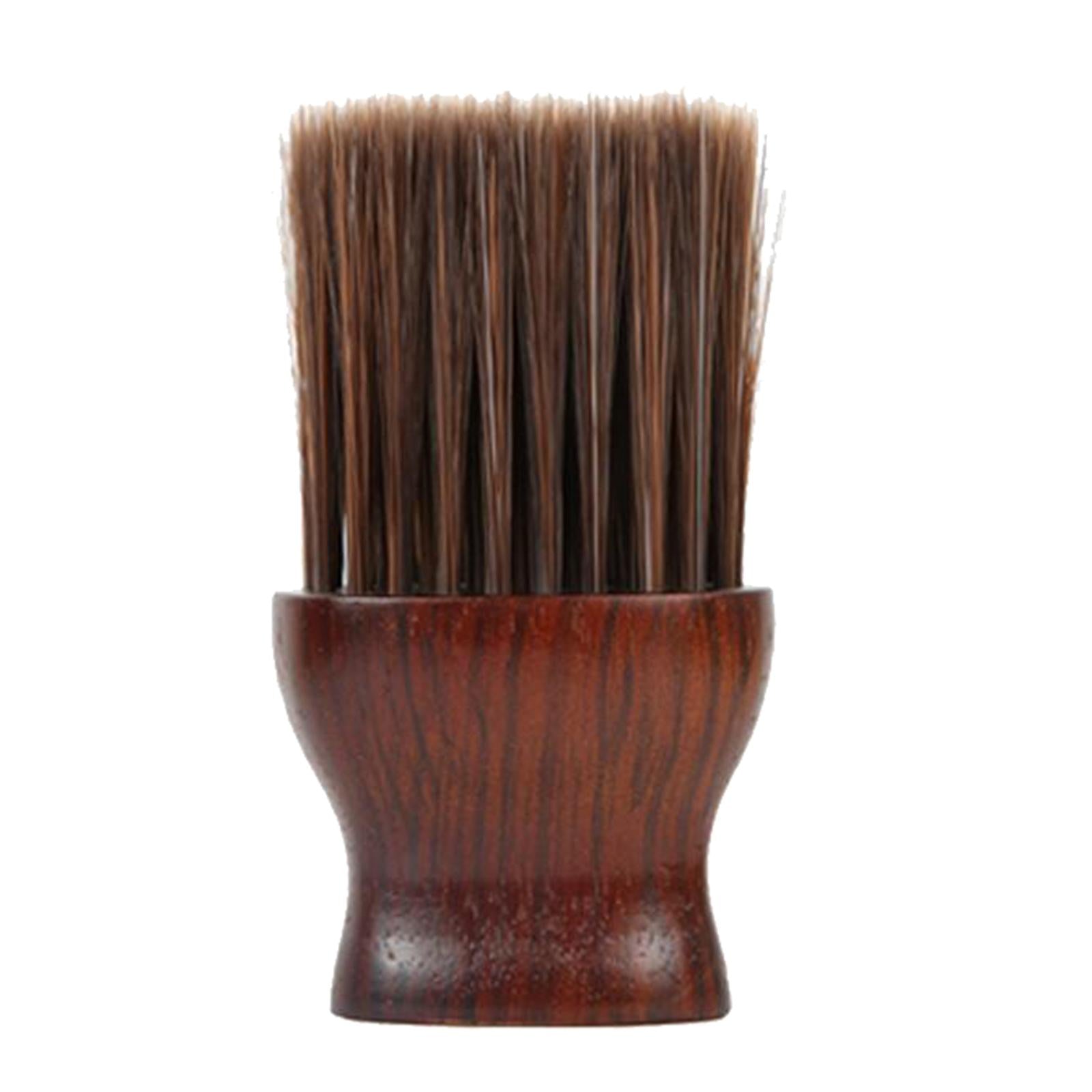 Barber Hair Cutting Brush Hairbrush Wooden Handle Cutting Skin-friendly S