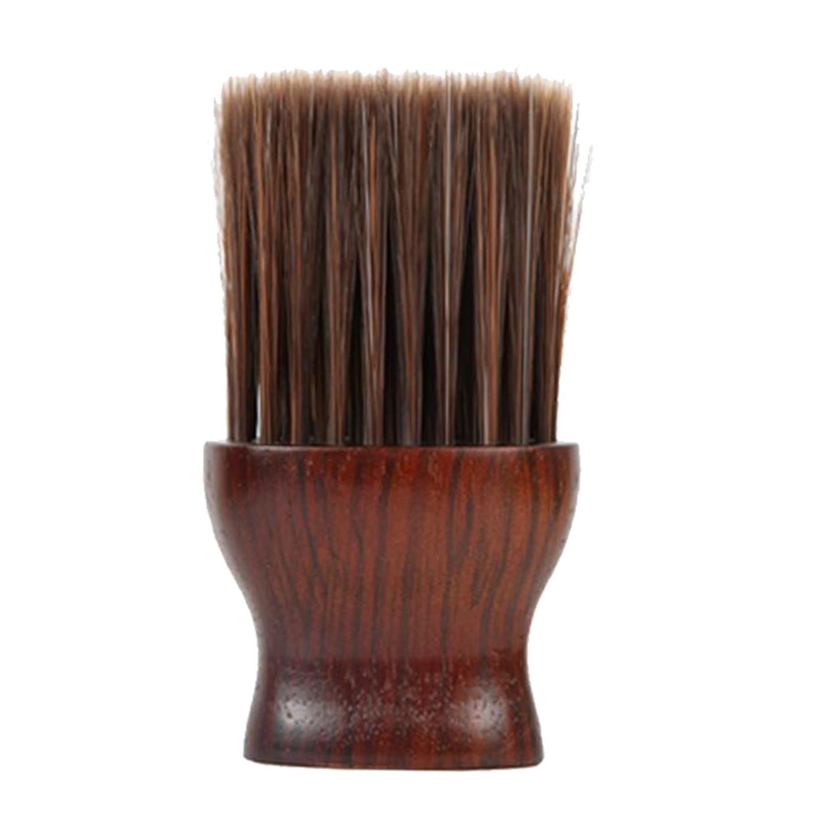 Barber Hair Cutting Brush Hairbrush Wooden Handle Cutting Skin-friendly S