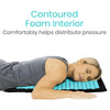 Yoga Acupressure Mat Pillow Set Trigger Points Mats Pain Stress Relief Black