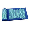 Yoga Acupressure Mat Pillow Set Trigger Points Mats Pain Stress Relief Blue