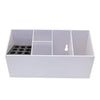 Hairdressing Tool Box Storage Case Shears Hair Scissor Rack White