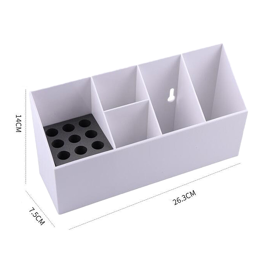 Hairdressing Tool Box Storage Case Shears Hair Scissor Rack White