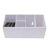 Hairdressing Tool Box Storage Case Shears Hair Scissor Rack White