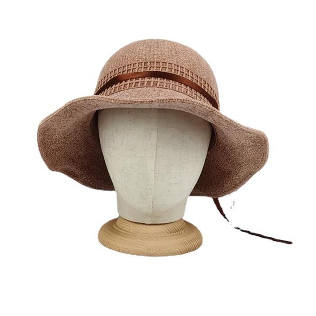 21" Mannequin Cork Head Canvas Block Wig Making Hats Display Holder w/ Stand