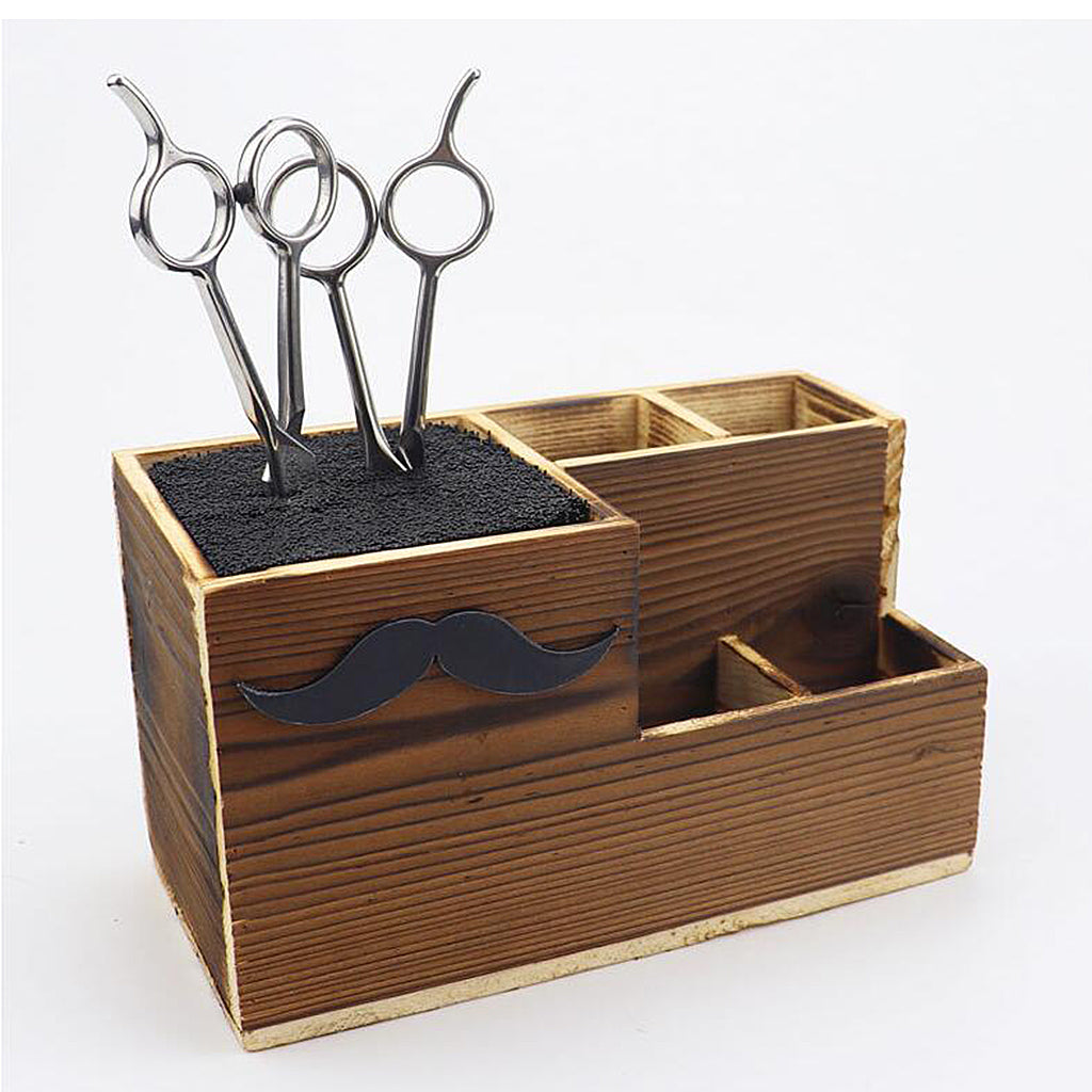 Shears Rack for Pet Grooming Hair Cutting Organizer Brushes Salon Tool Case