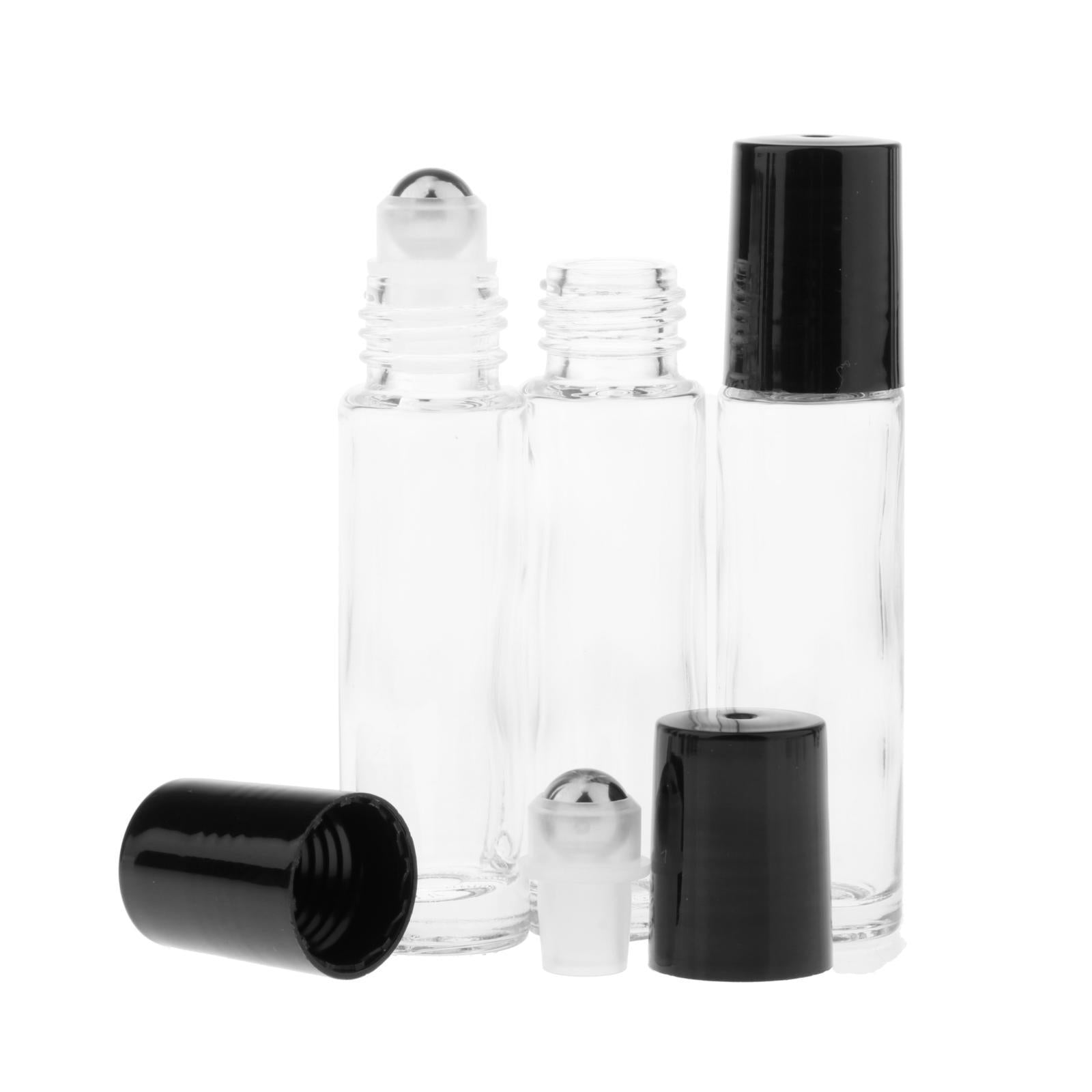 24 Pcs 10ml  Roll on Bottles Essential Oil Roller Bottles Clear