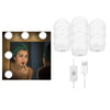 Hollywood Style LED Vanity Mirror Lights for Makeup  10 Bulbs White light