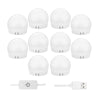 Hollywood Style LED Vanity Mirror Lights for Makeup  10 Bulbs White light