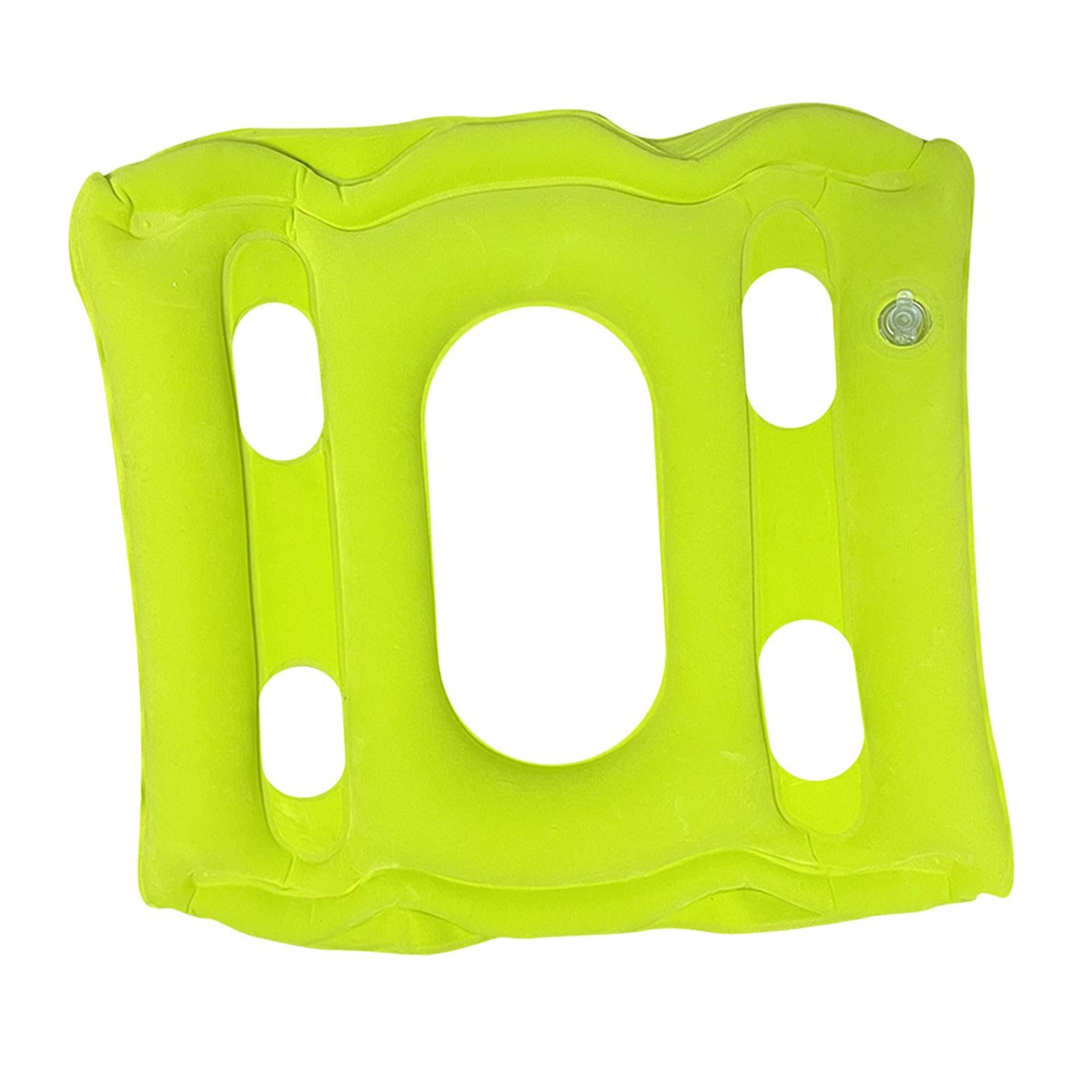 Square Air Inflatable Seat Cushion Pain Relief for Office Home Seat green