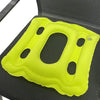 Square Air Inflatable Seat Cushion Pain Relief for Office Home Seat green