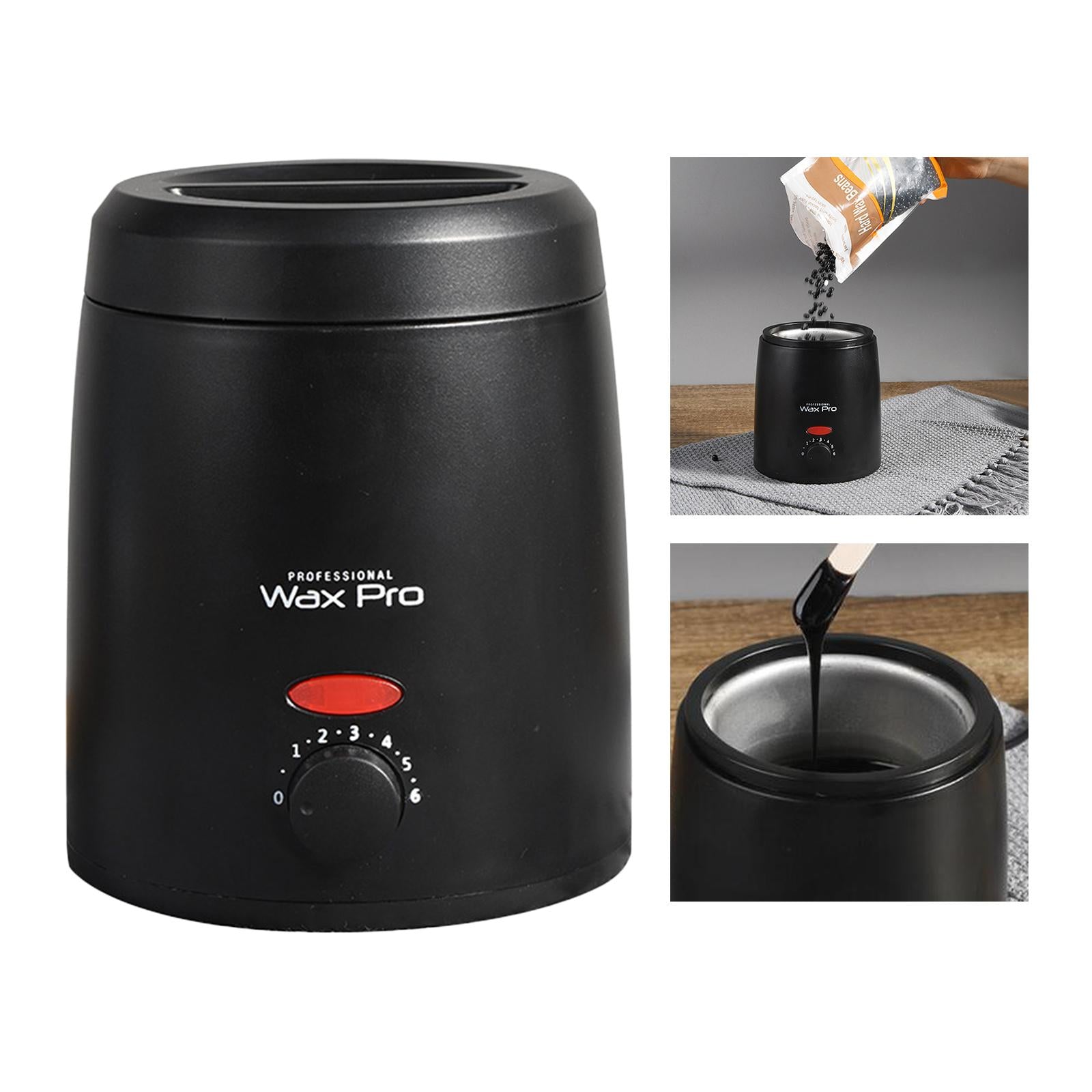 Electric Wax Heater Warmer Pot Depilatory Hair Removal Body Waxing Black