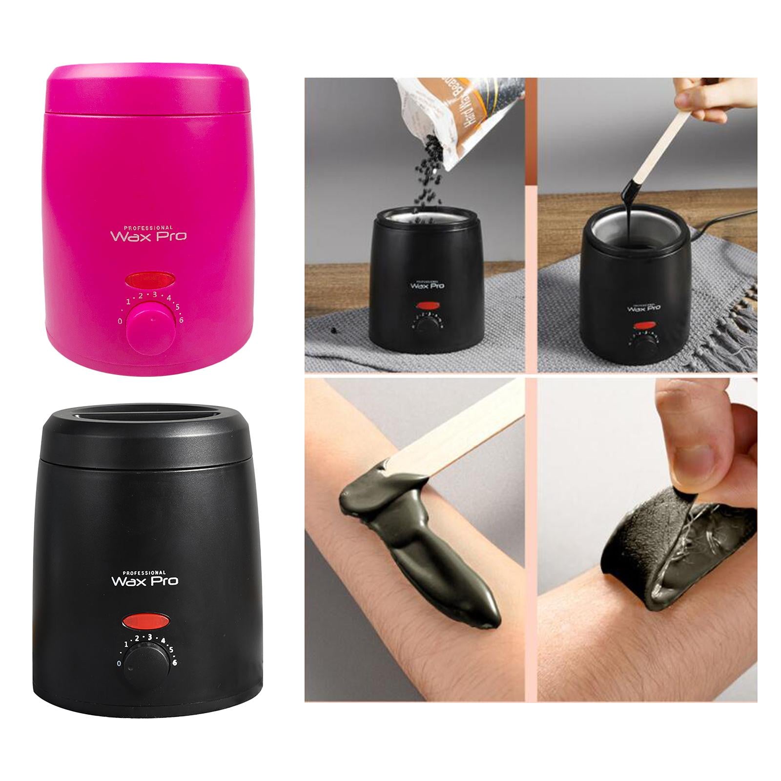 Electric Wax Heater Warmer Pot Depilatory Hair Removal Body Waxing Black