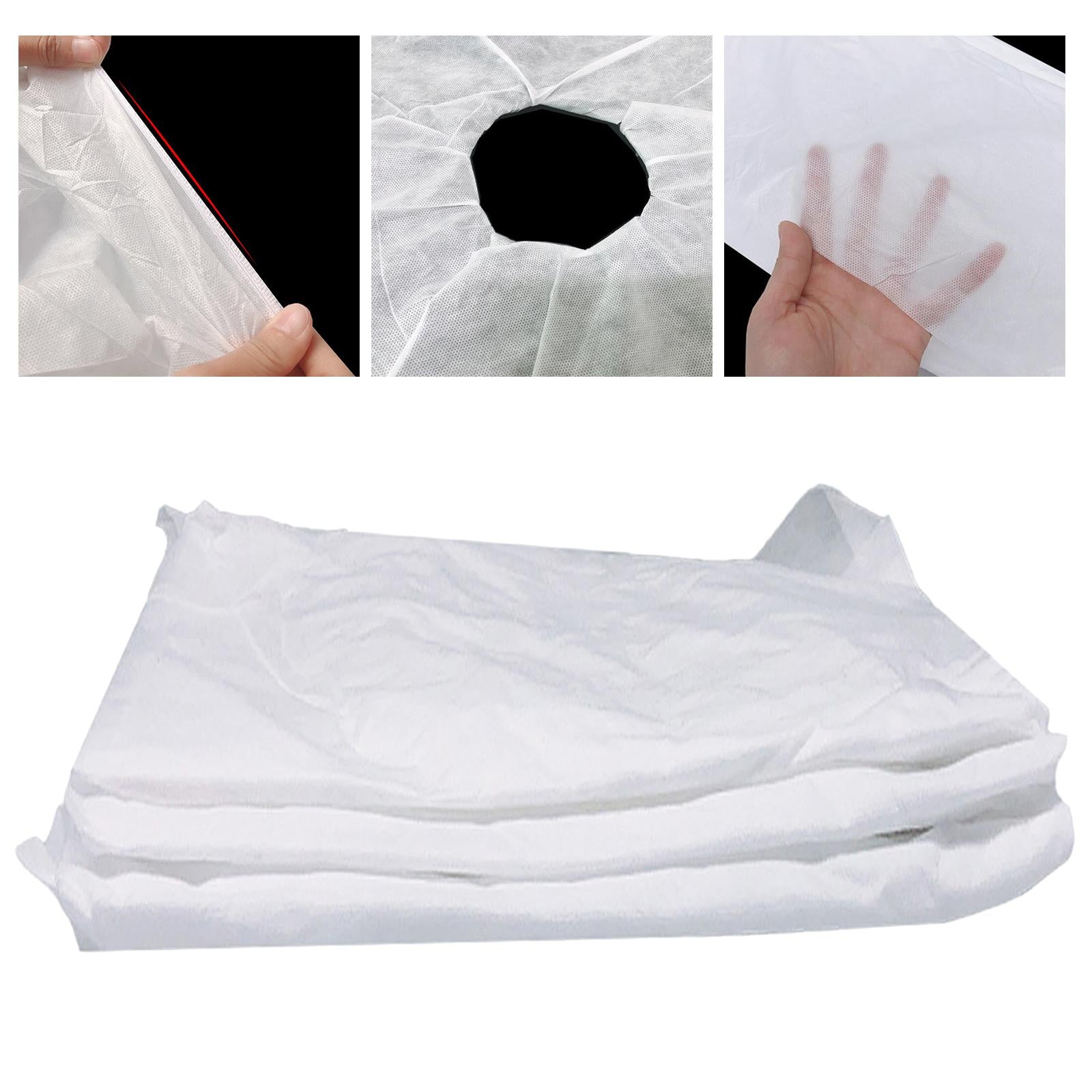 10Pcs Disposable Non-Woven Massage Table Sheets Table Bed Covers 90 x 215CM