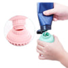 Shampoo Scalp Shower Body Washing Hair Massager Brush Comb Silicone Green