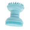 Shampoo Scalp Shower Body Washing Hair Massager Brush Comb Silicone Blue