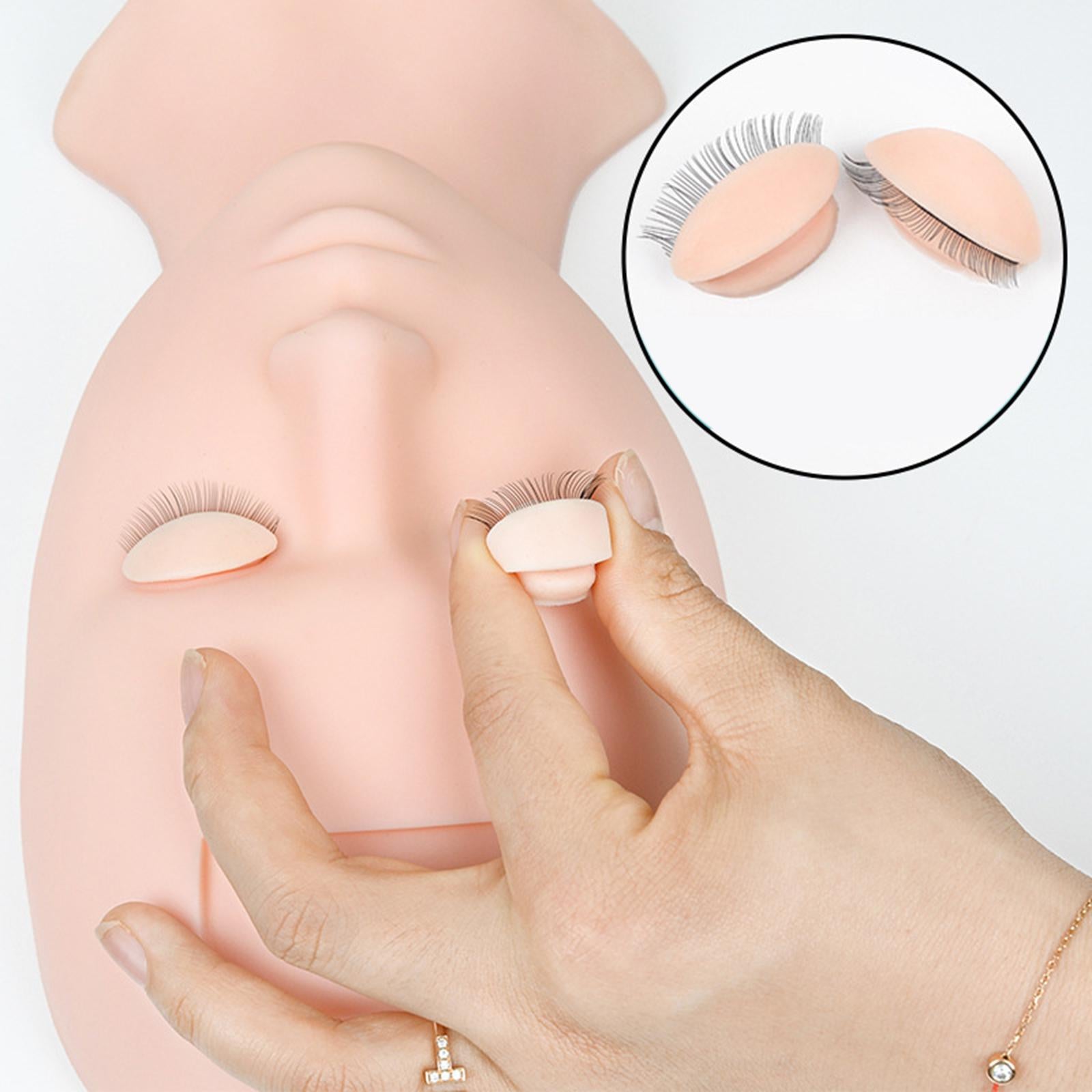 Silicone Mannequin Head Practice False Eyelash Model Tool Mannequin head Eye