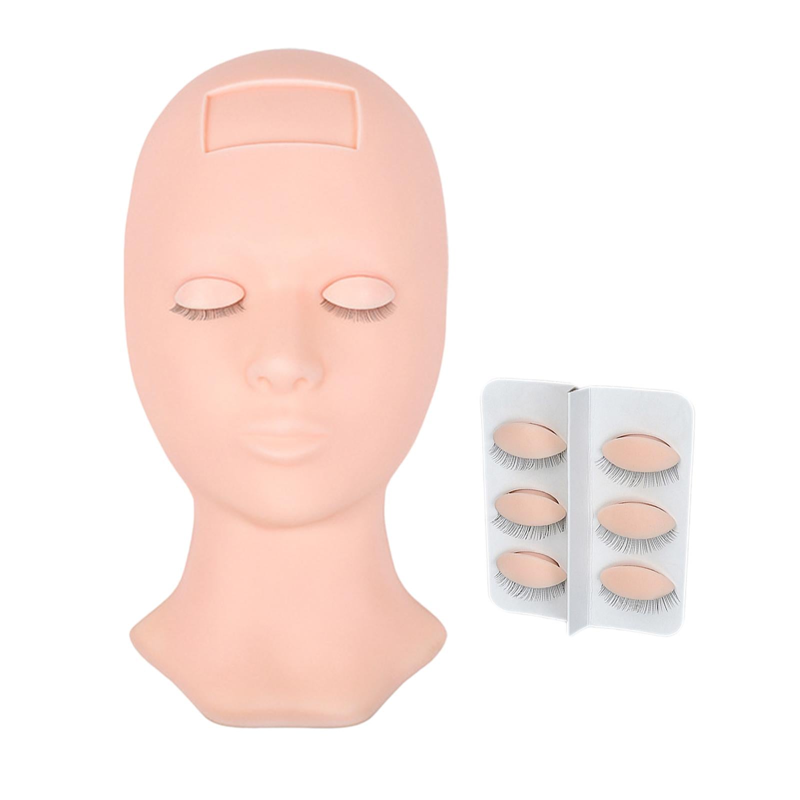 Silicone Mannequin Head Practice False Eyelash Model Tool Mannequin head Eye