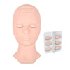 Silicone Mannequin Head Practice False Eyelash Model Tool Mannequin head Eye