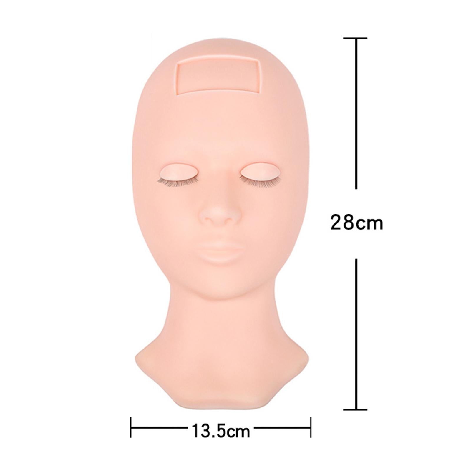 Silicone Mannequin Head Practice False Eyelash Model Tool Mannequin head Eye