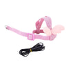 Pet Leash Parrot Bird Adjustable Harness Flying Training Rope Pink 7mm