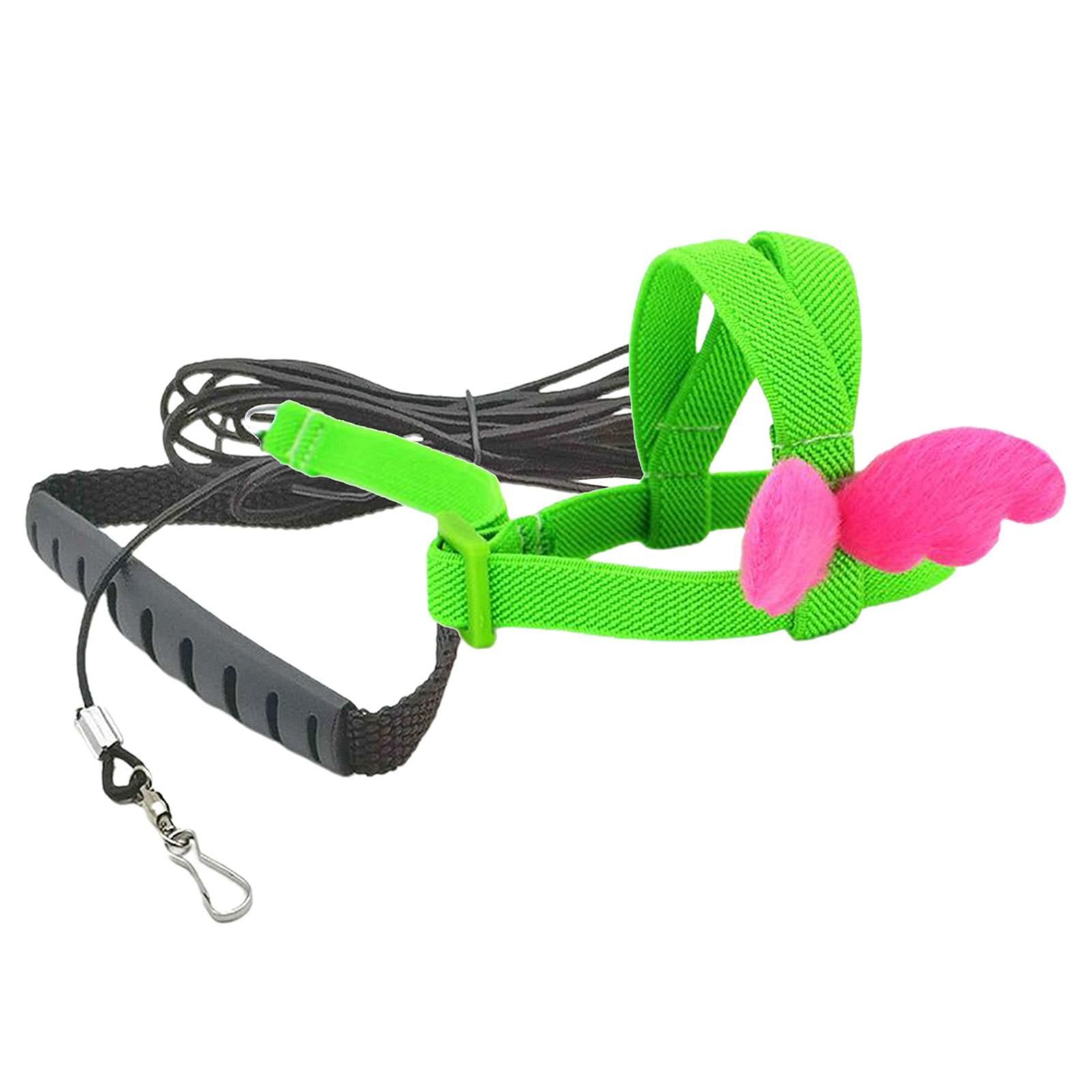 Pet Leash Parrot Bird Adjustable Harness Flying Training Rope Green 7mm