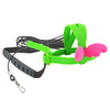 Pet Leash Parrot Bird Adjustable Harness Flying Training Rope Green 7mm