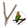 Parrot Wood Fork Stand Rack Pet Parrot Raw Wood Fork Stand Rack Toy 30cm