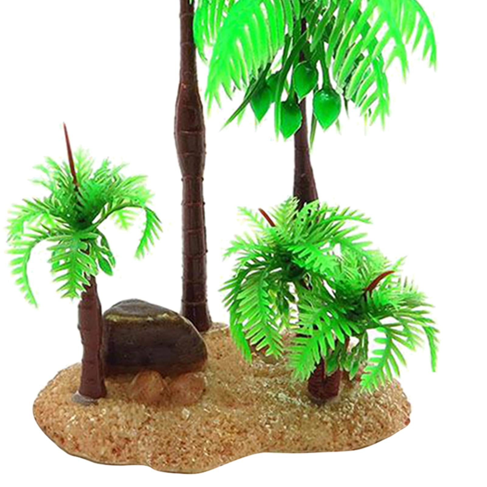 Artificial Plastic Aquarium Plants - Coconut Tree - Different Designs 02