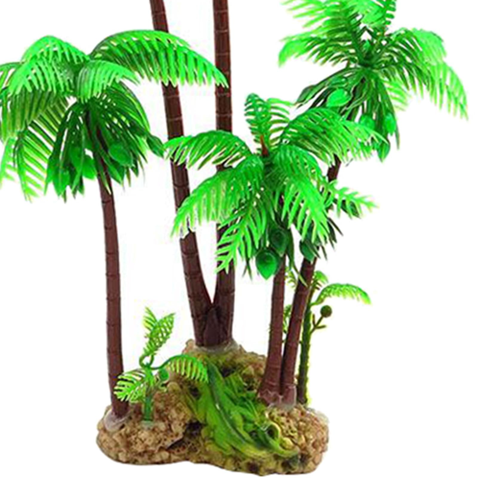 Artificial Plastic Aquarium Plants - Coconut Tree - Different Designs 06