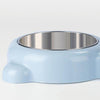 Automatic Pet Feeder Auto Dog Cat Food Water Bowl Dispenser Blue