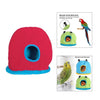 Winter Warm Plush Birds Parrot Nest Hammock Cave Cage Warm Hanging Bed S