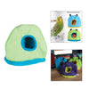 Winter Warm Plush Birds Parrot Nest Hammock Cave Cage Warm Hanging Bed S