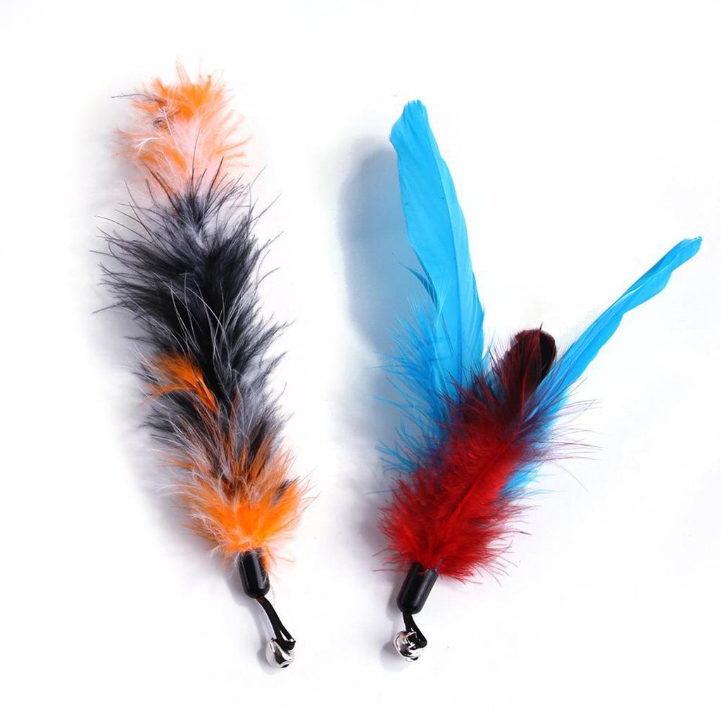 15pcs Cat Toys Variety Toy Set Cat Feather Teaser Colorful Bells Balls