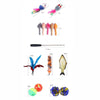 15pcs Cat Toys Variety Toy Set Cat Feather Teaser Colorful Bells Balls