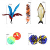 15pcs Cat Toys Variety Toy Set Cat Feather Teaser Colorful Bells Balls