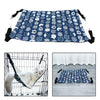 Cat Hammock Bed Swing Comfy Dog Pet Cats Hanging Fun Pets Furniture Beds Summer Navy Blue L