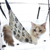 Cat Hammock Bed Swing Comfy Dog Pet Cats Hanging Fun Pets Furniture Beds Winter White L