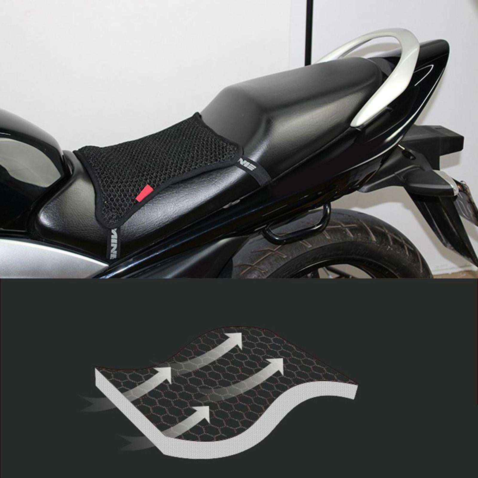 Motorcycle Seat Mesh Cushion Pad Cover Breathable Butt Protector Accessories