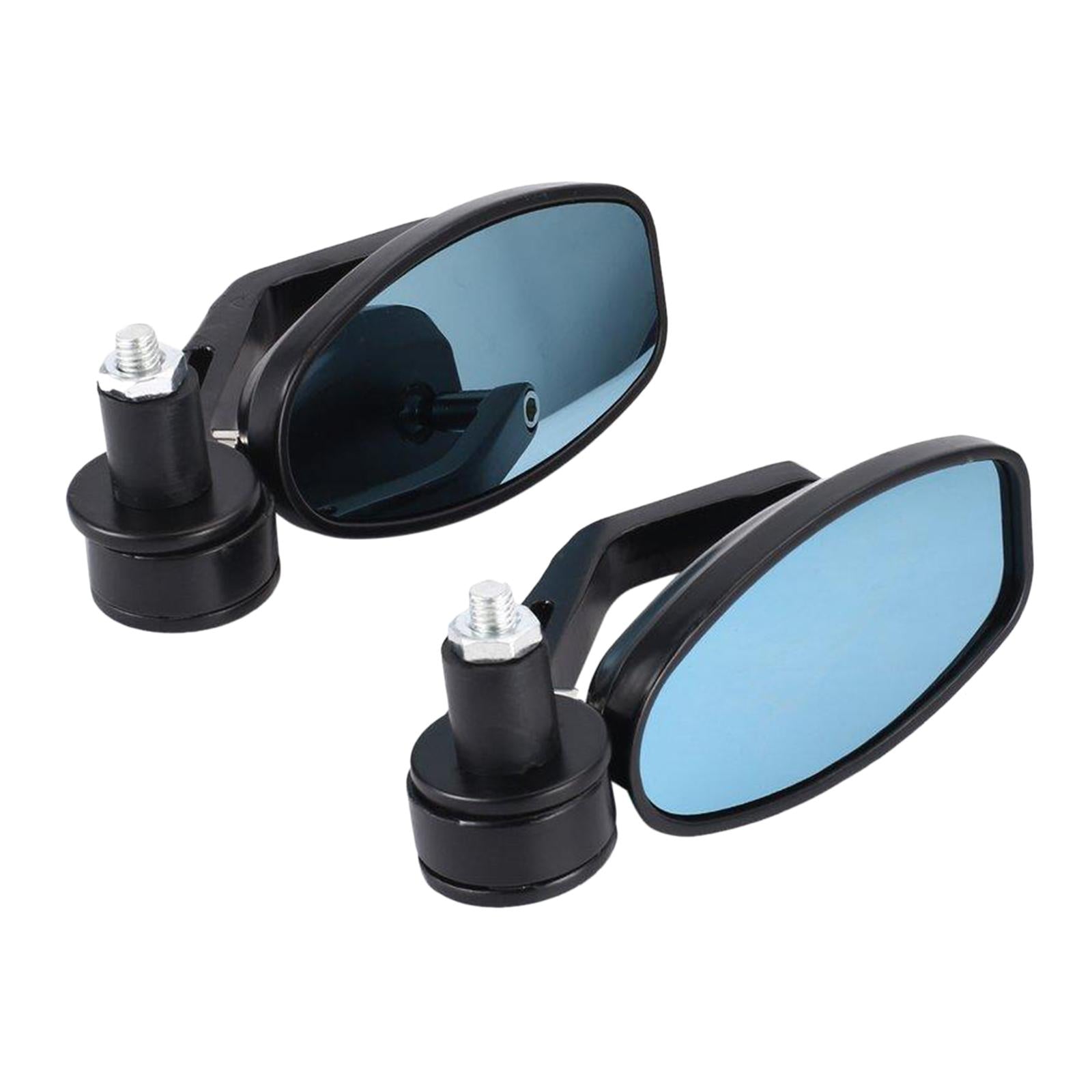 7/8" Handle Bar End Motorcycle Rearview Side Mirrors Motor Bike Mirrors