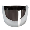 Open Face Wind Shield 3 Snaps Helmet Visor Wind Shield Lens Universal Silver