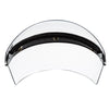 Open Face Wind Shield 3 Snaps Helmet Visor Wind Shield Lens Universal Clear