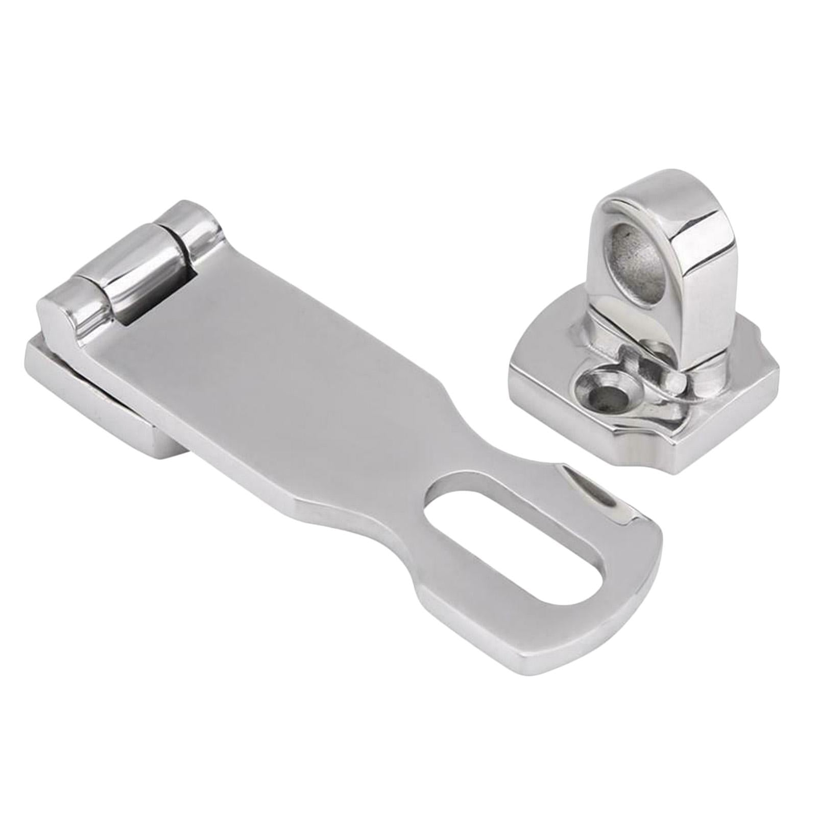 Stainless Steel Flush Door Hatch Folding Bending Hinge Marine 7.6x2.6cm