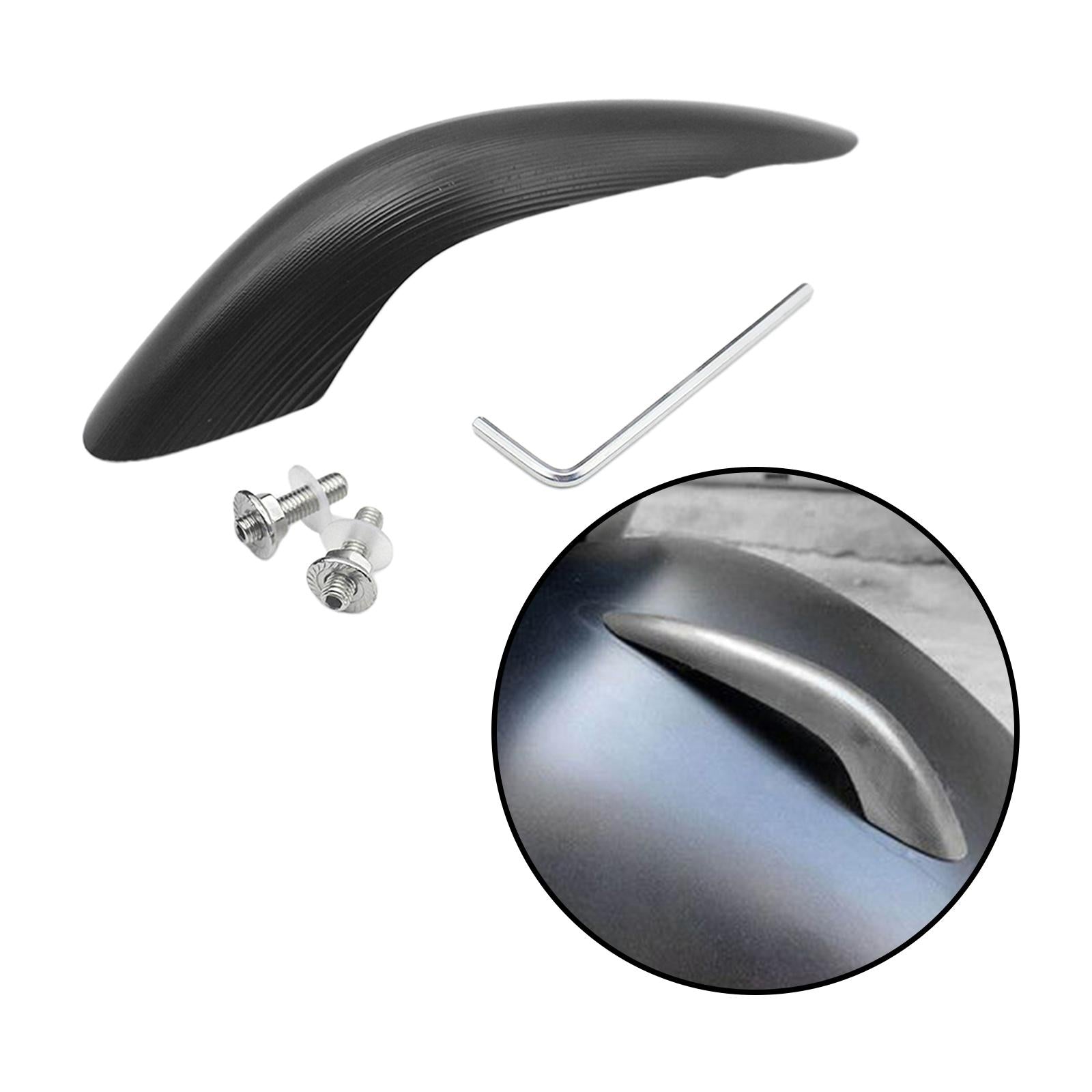 Front Fender Nose Decorater Beak Decor for Vespa GTS GTV 250 300 Black