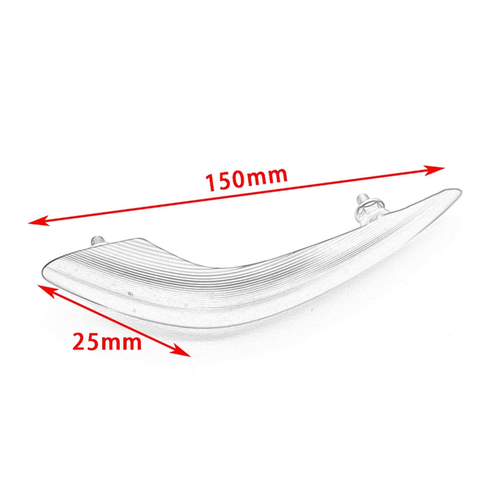 Front Fender Nose Decorater Beak Decor for Vespa GTS GTV 250 300 Red