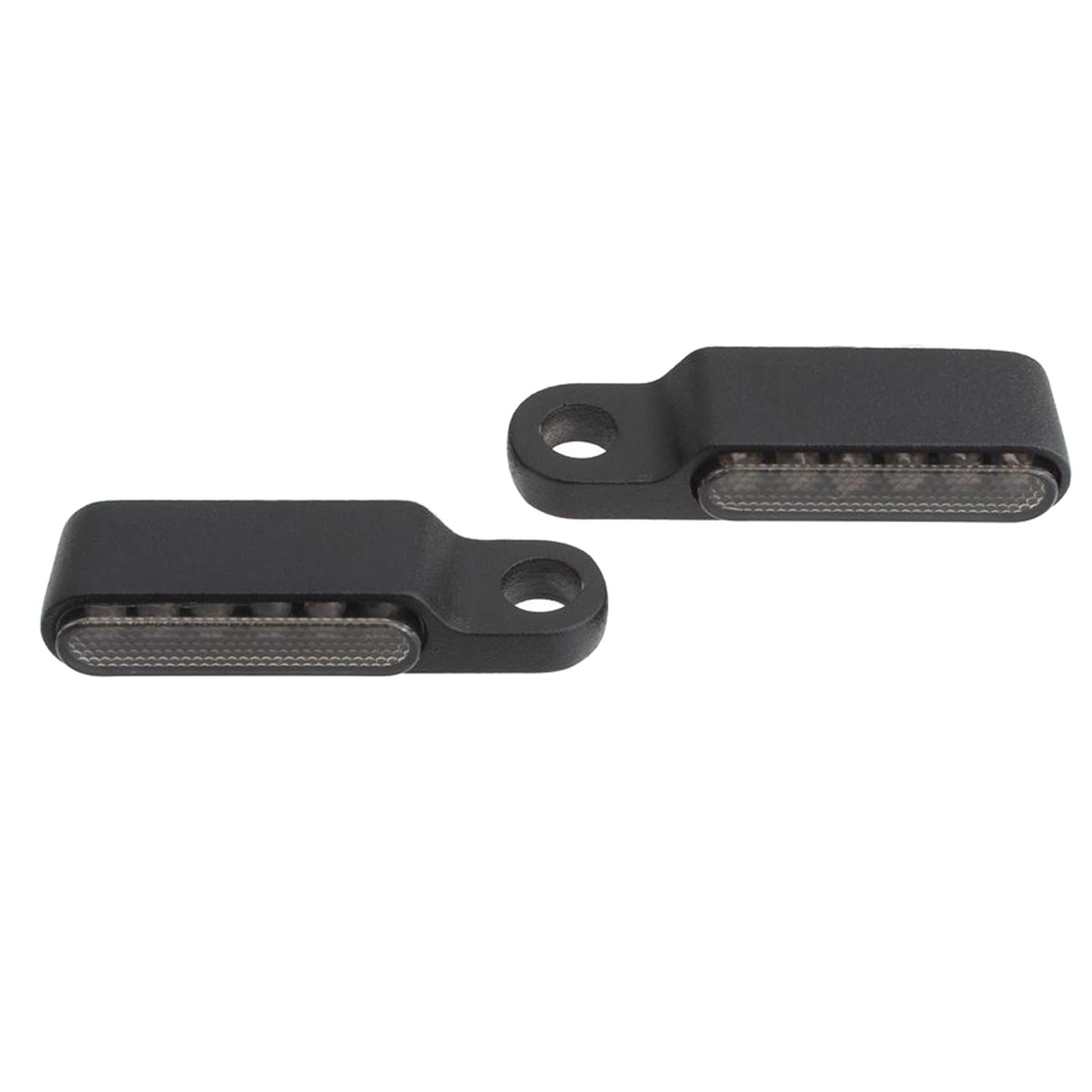 2pcs LED Turn Signal Indicator Blinker DC 12V Amber For Cruiser  black