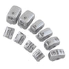 10pcs/set Motorbike Switch Housing Button Cover for Harley Glide 06-12 White