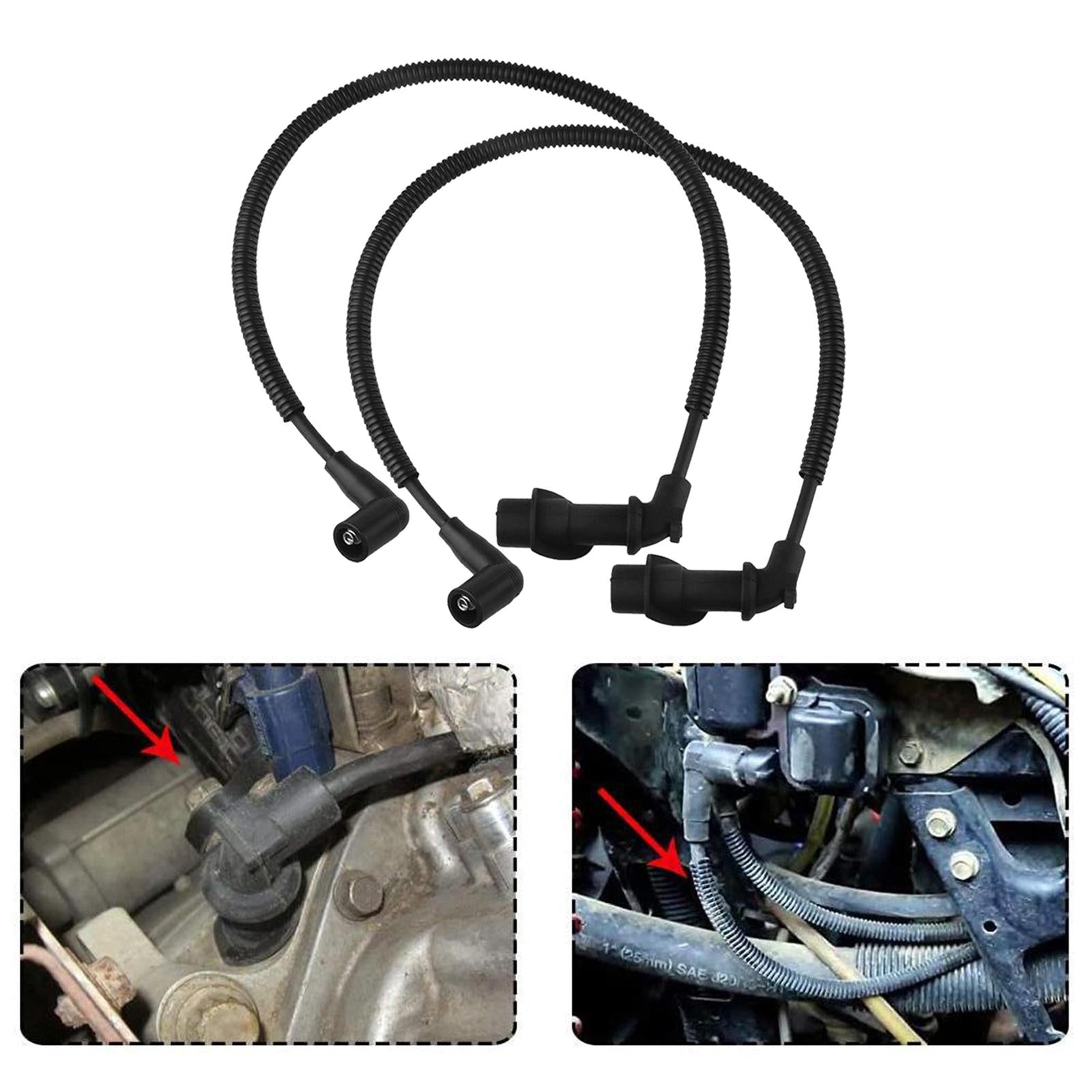 1 Pair Spark Plug Ignition Coil Wires Replaces for Polaris RZR S 800 4012439