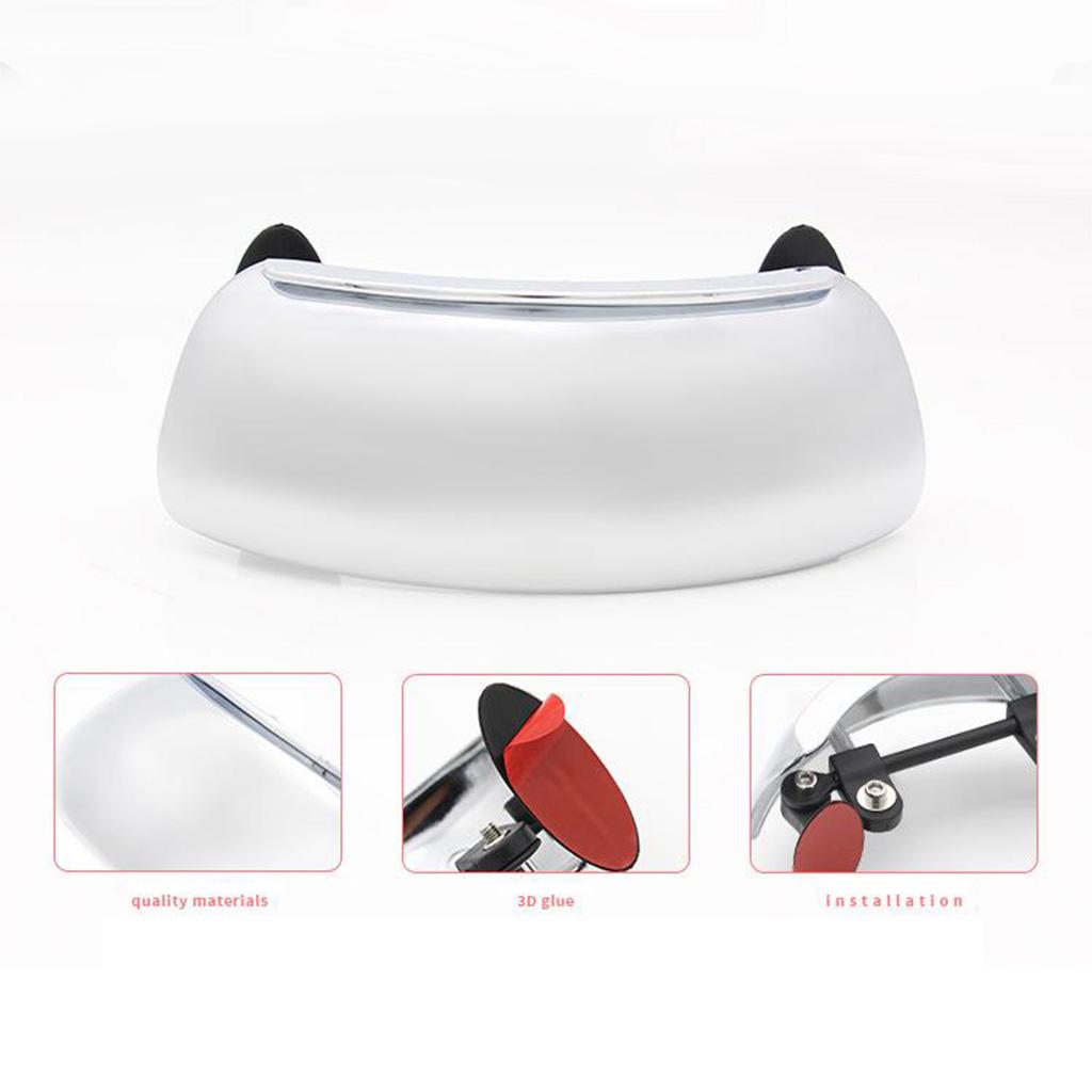 Convex 180 Degree Motorcycle Wide-angle Rearview Mirror Blind Spot Mirror