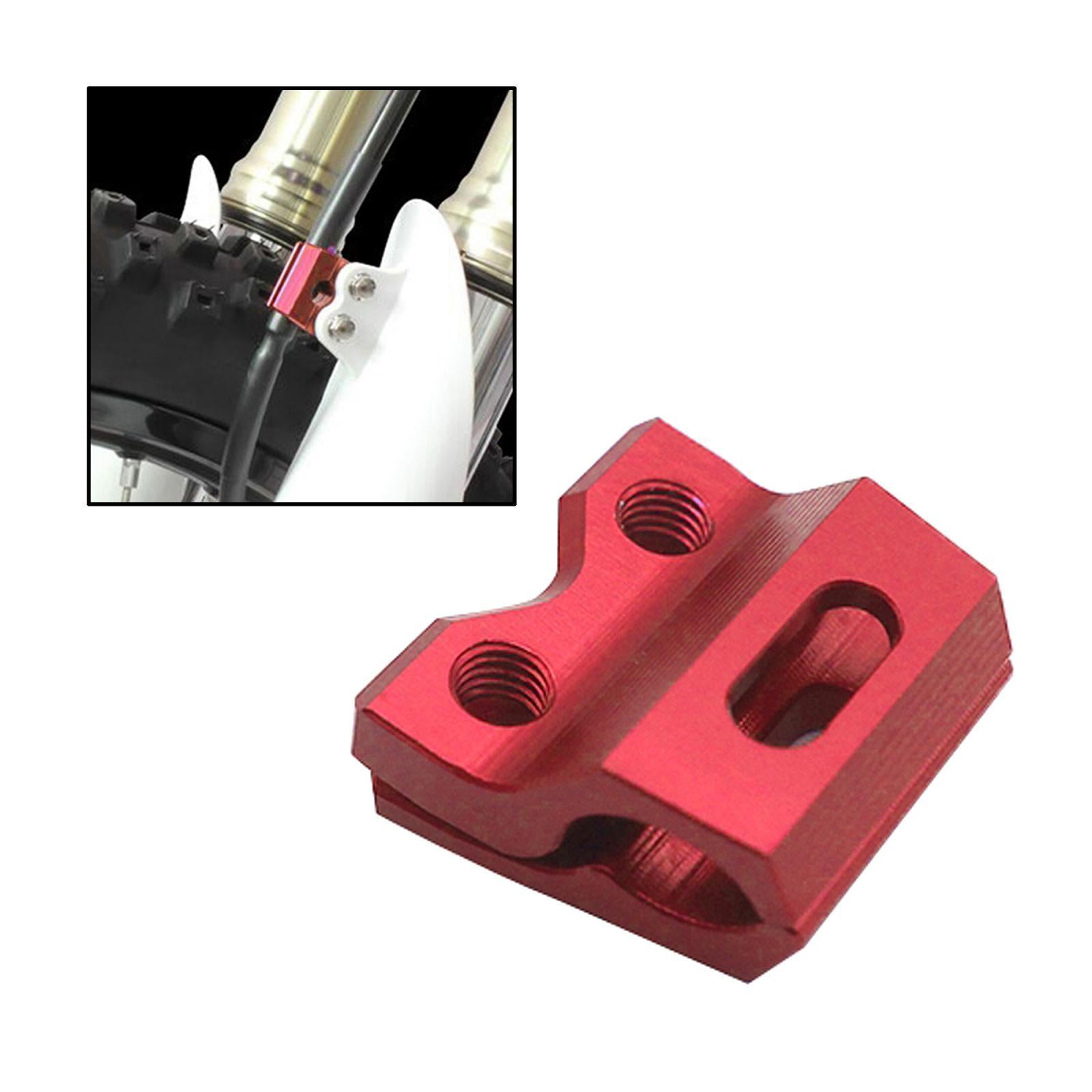 Front Brake Cable Clamp Guide for Honda 450R/X/RX 250L/M Yamaha YZF 65 250 Red