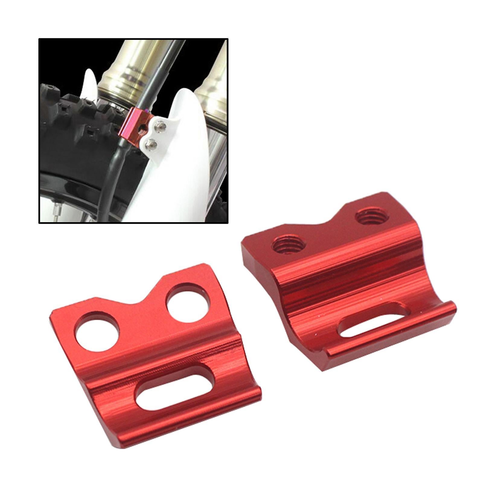 Front Brake Cable Clamp Guide for Honda 450R/X/RX 250L/M Yamaha YZF 65 250 Red